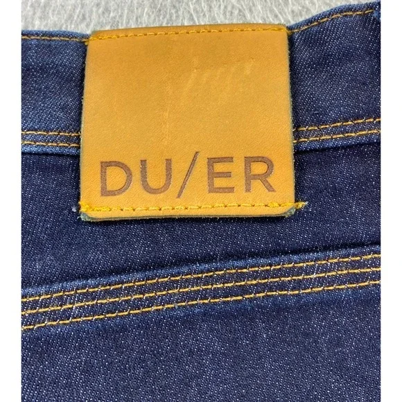 DU/ER L2X Slim Fit Jean Men's 31x30 Dark Wash Blue Stretch Performance Denim - Picture 6 of 13